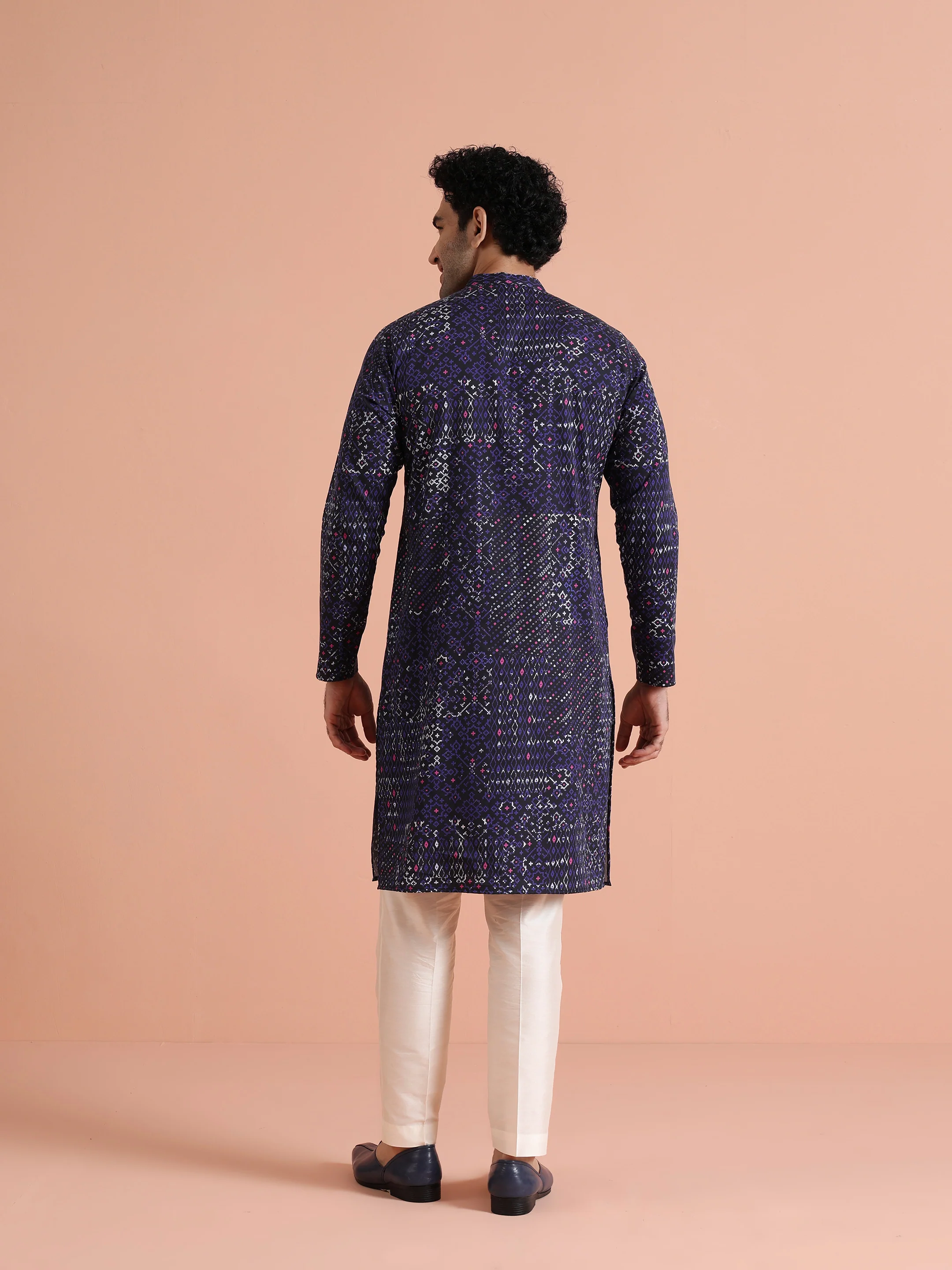 Black & Purple Geometric Printed - Image 5