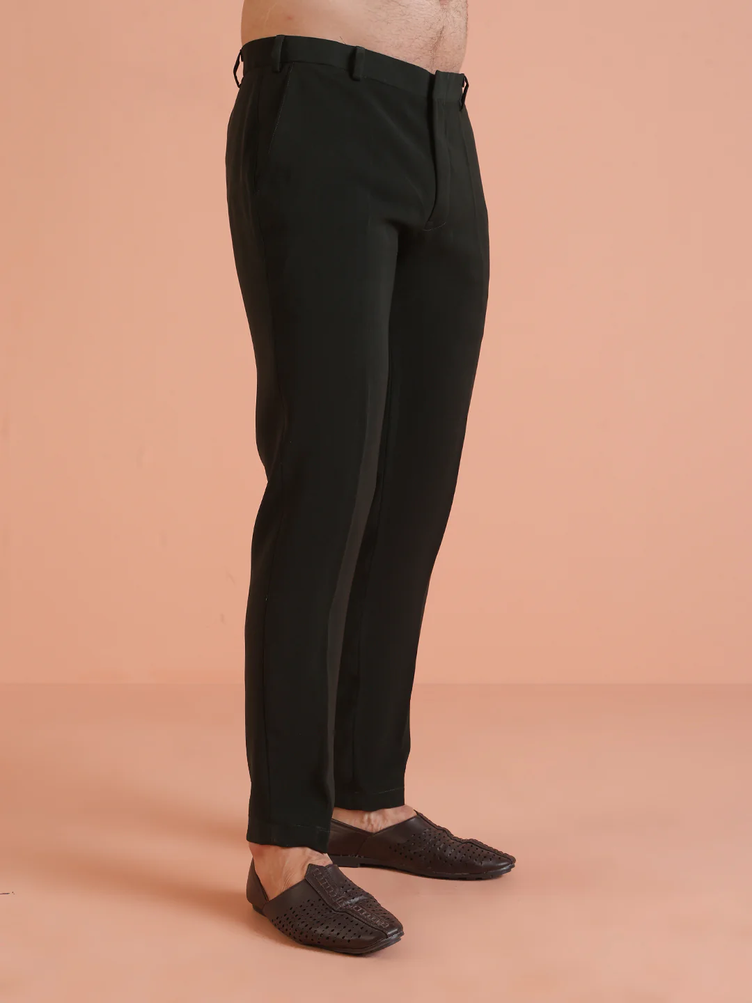 Black Slim Fit Trouser - Image 2