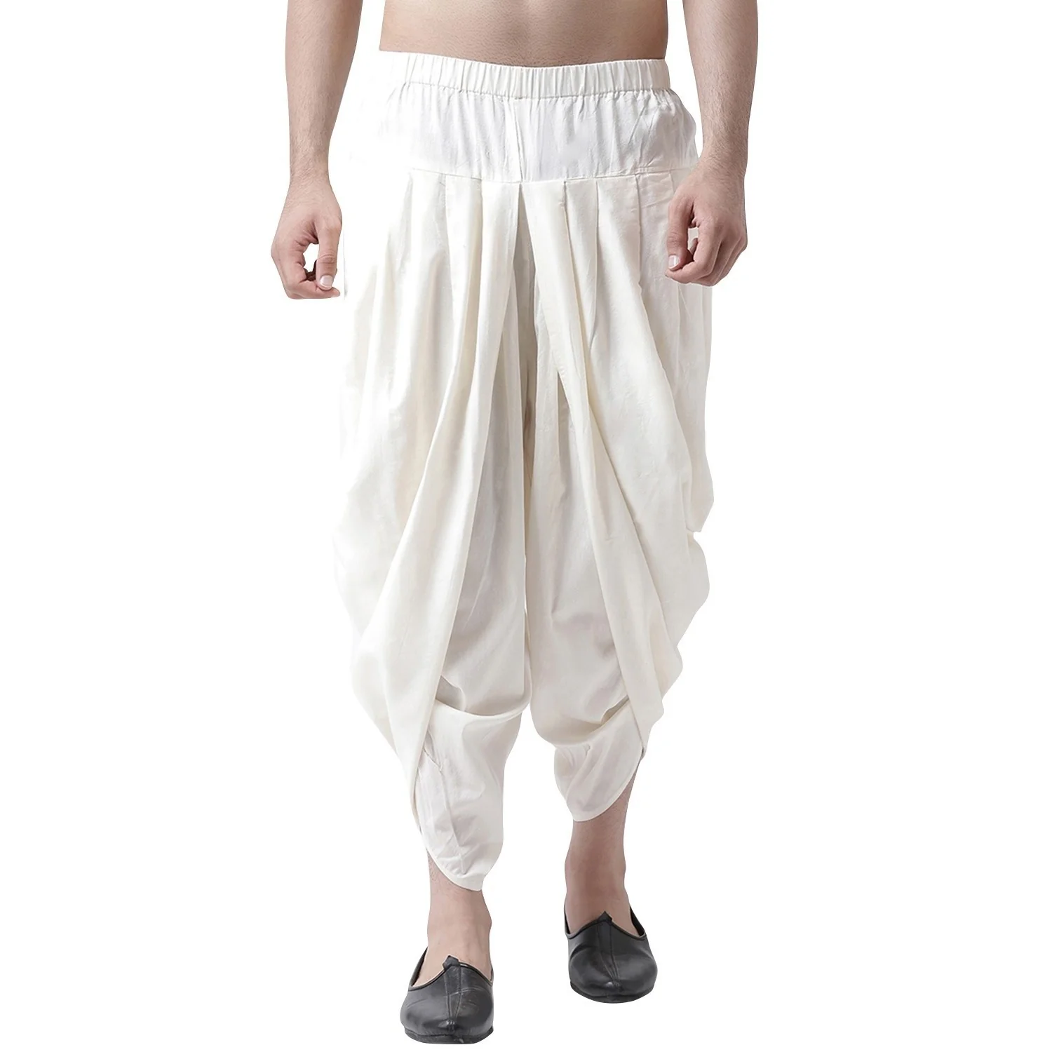 Blue Silk Blend Textured Kurta Dhoti Set - Image 5