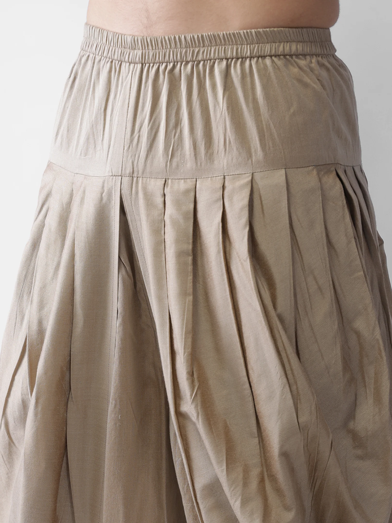 Men's Beige Dhoti - Image 5
