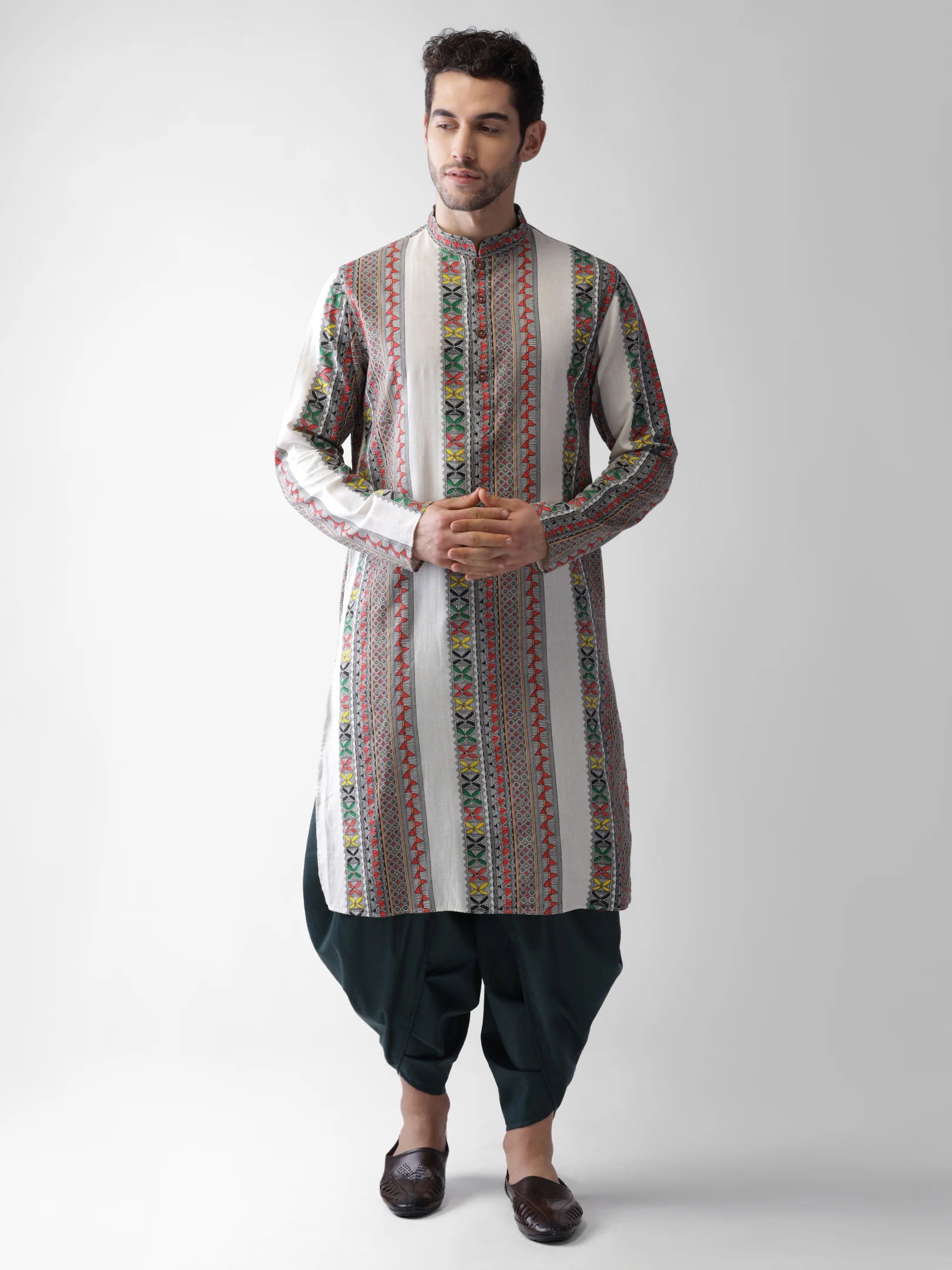Men's Green Dhoti - Image 6