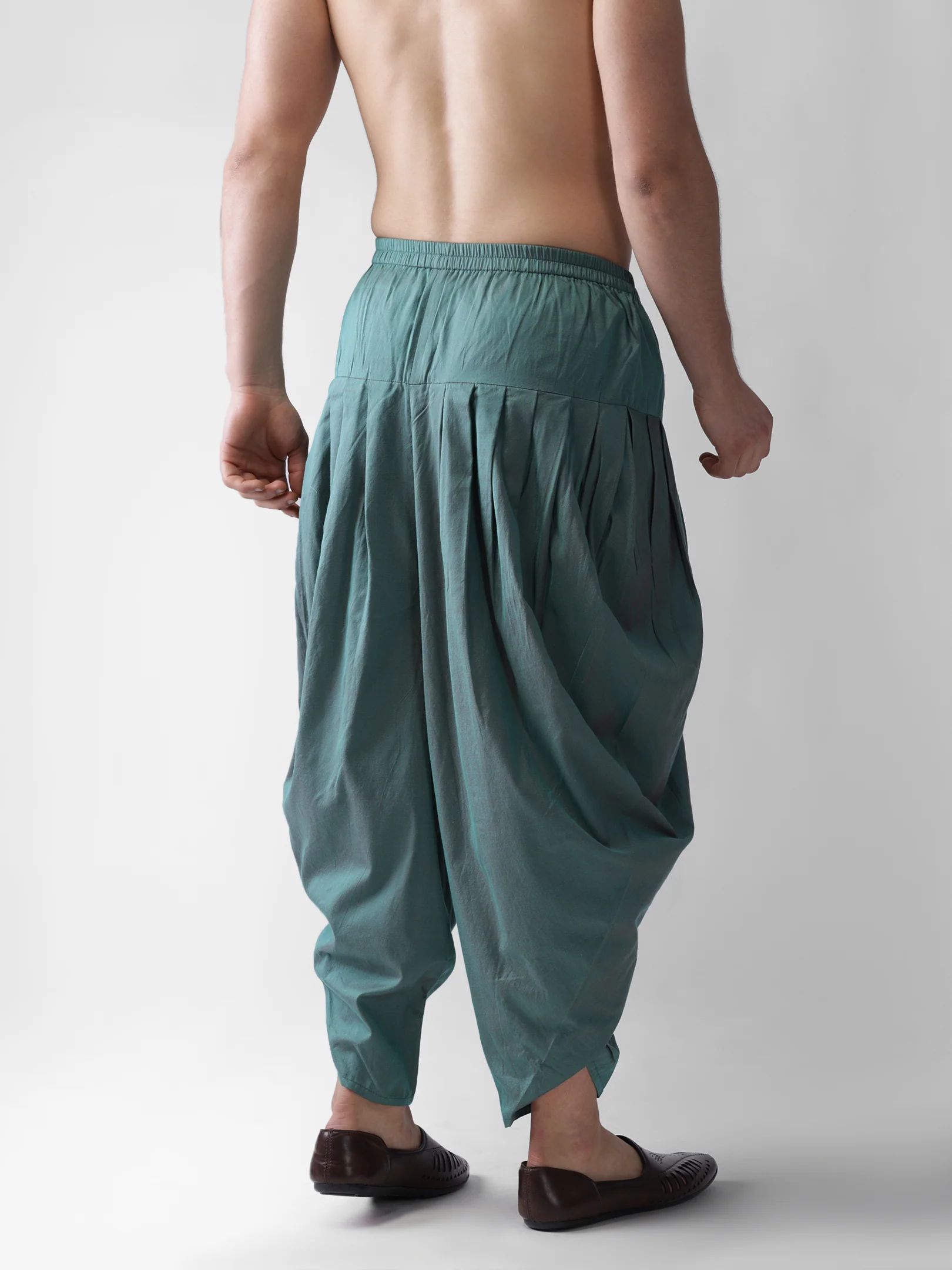 Men's Green Dhoti - Image 4
