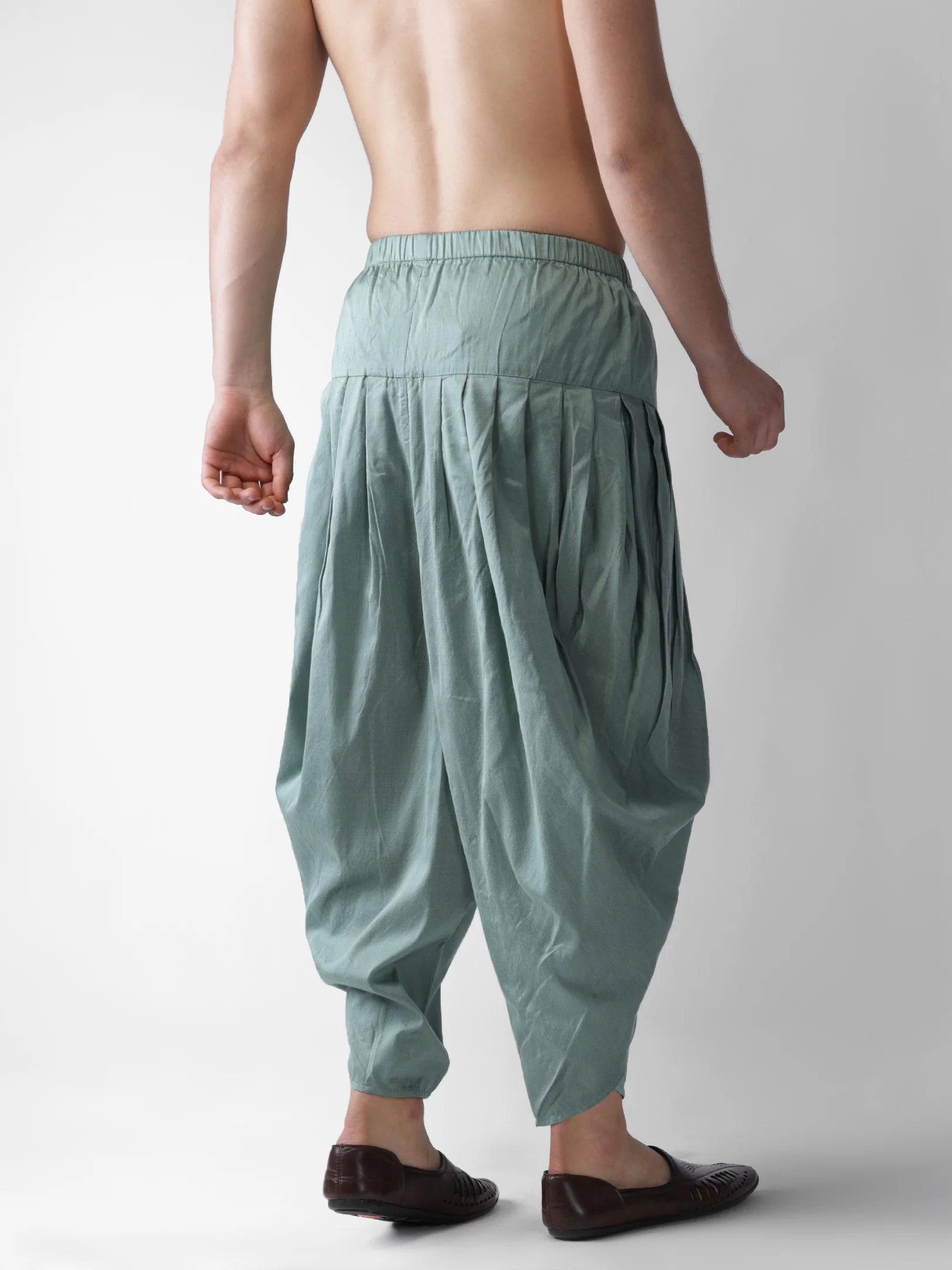 Men's Green Dhoti - Image 4