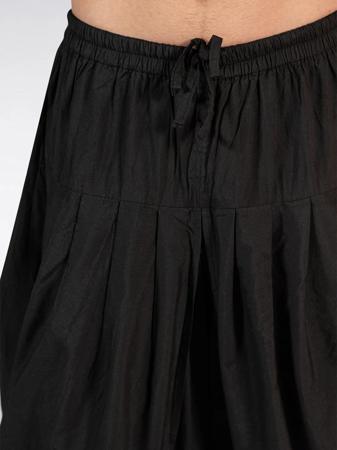 Men's Grey Kurta Jacket Dhoti Set - Image 7