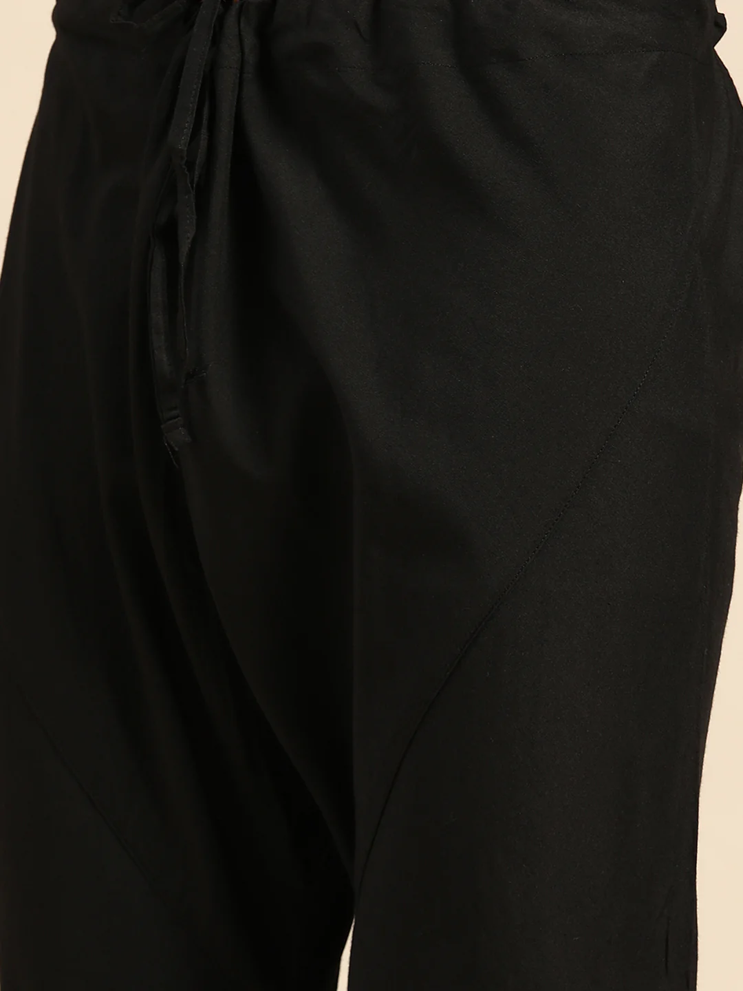 Kisah Men Black Color Kurta Jacket Set - Image 9
