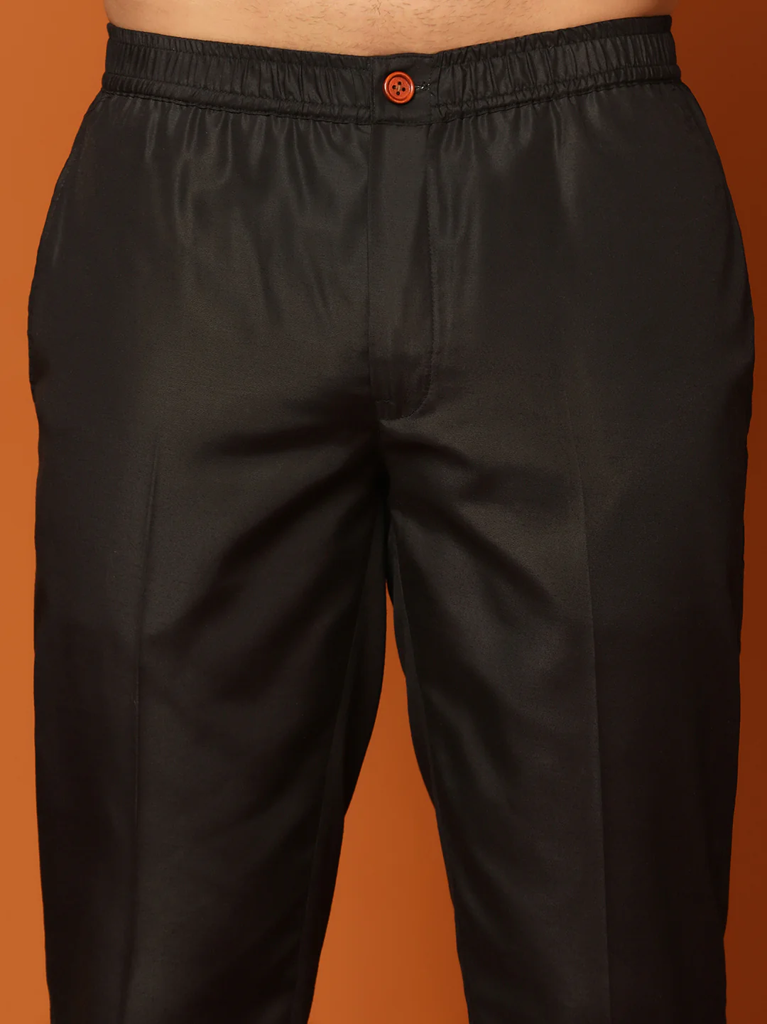Black Embroidered Nehru Jacket Set with Kurta & Trouser - Image 7