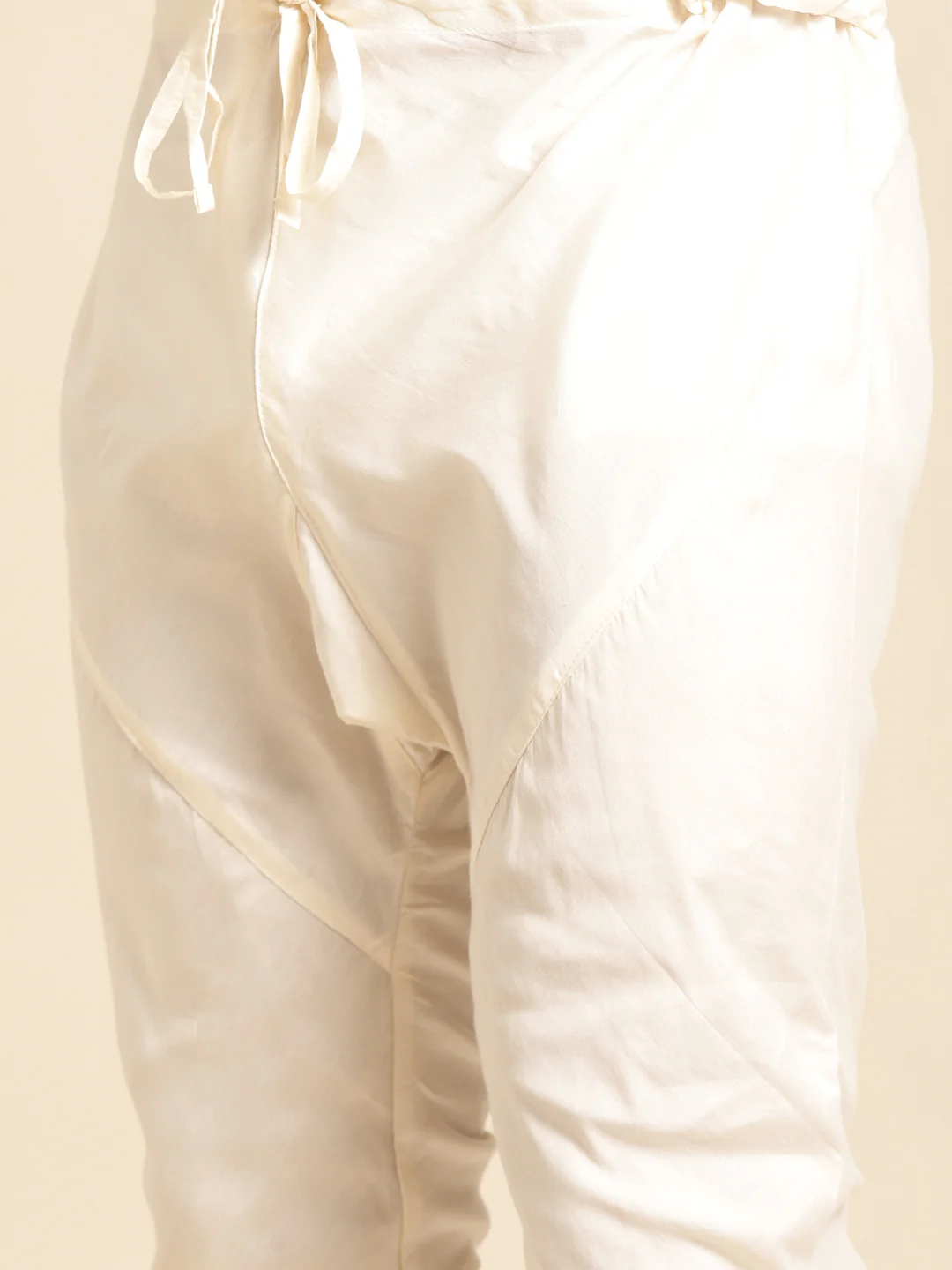 Men's Gold Indowestern Set With Kurta and Churidar - Image 6