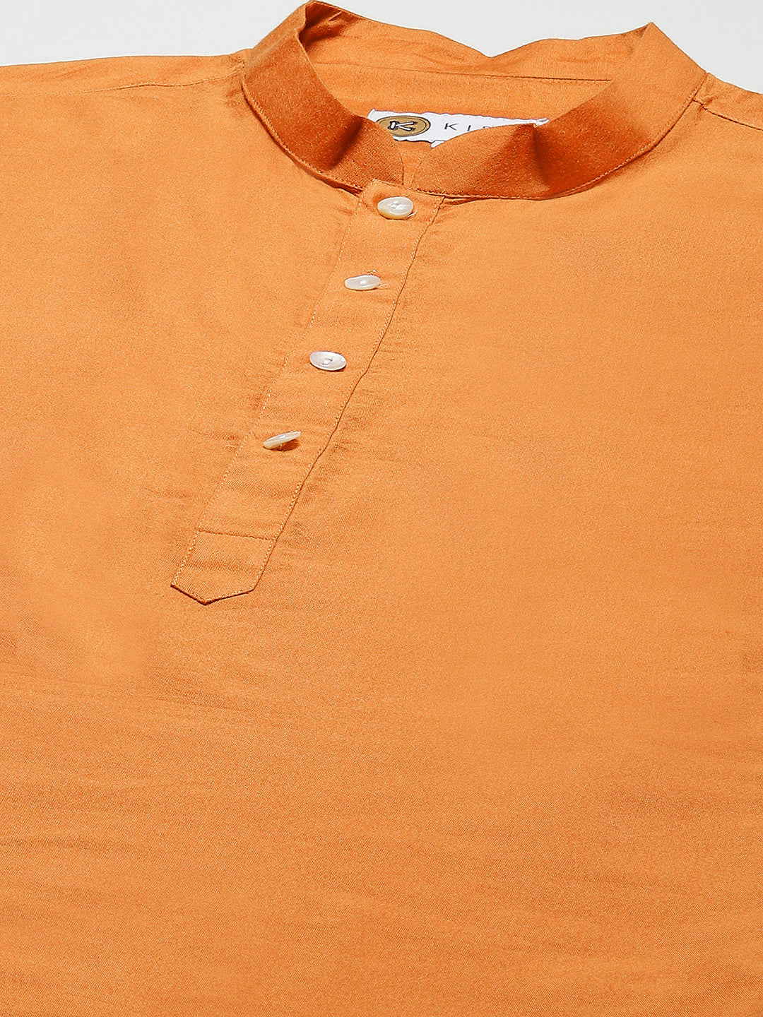 Kisah Men Taupe Kurta Jacket Set - Image 5