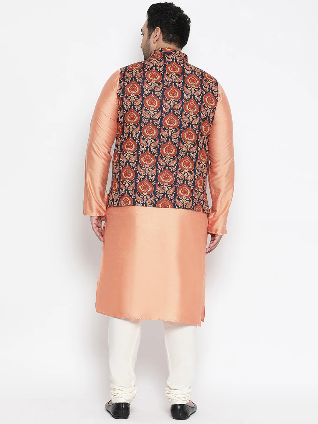 Men's Multi Kurta Churidar Jacket Set - Image 3