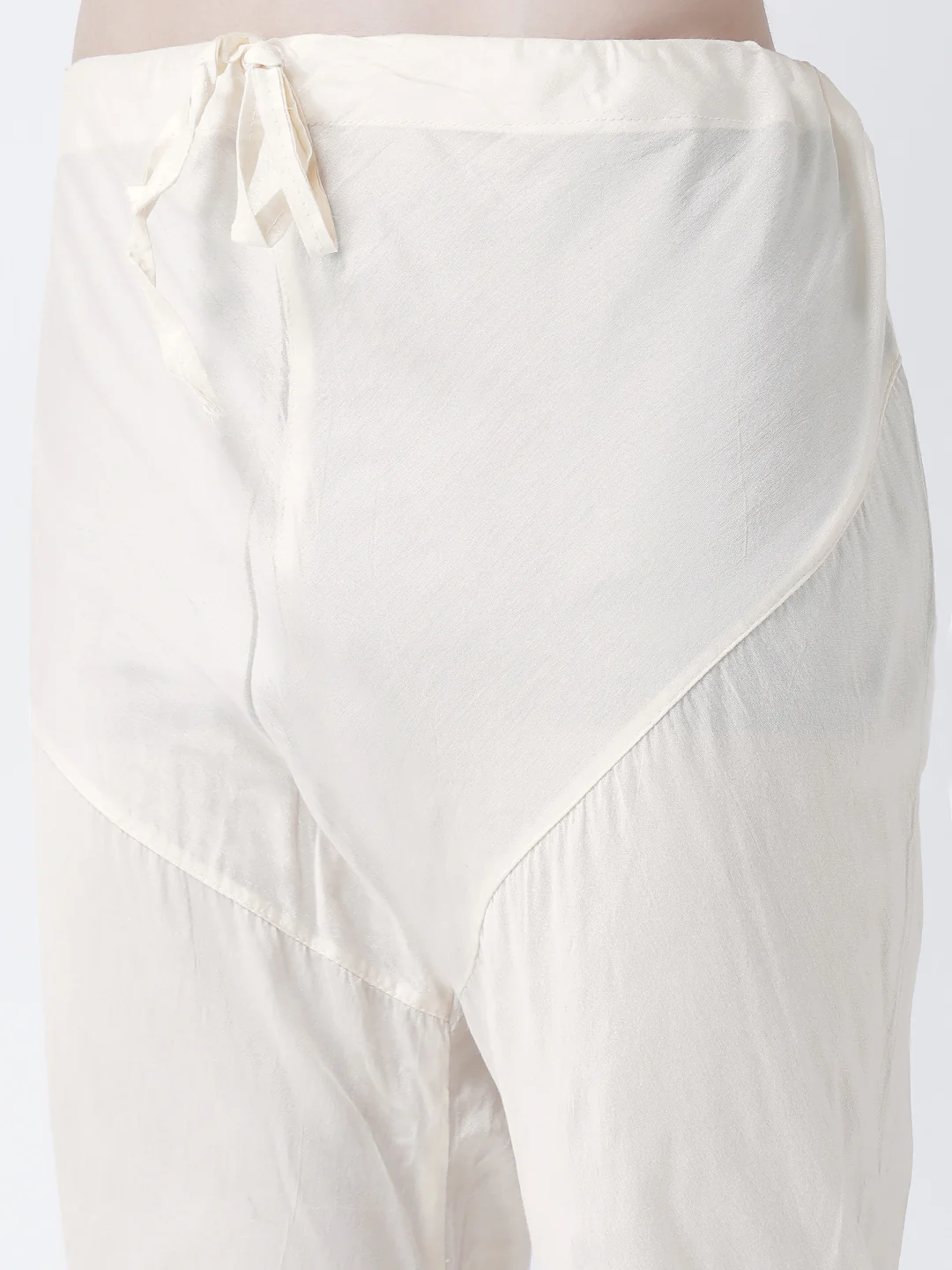Men Beige Textured Kurta Indowestern Churidar Set - Image 6