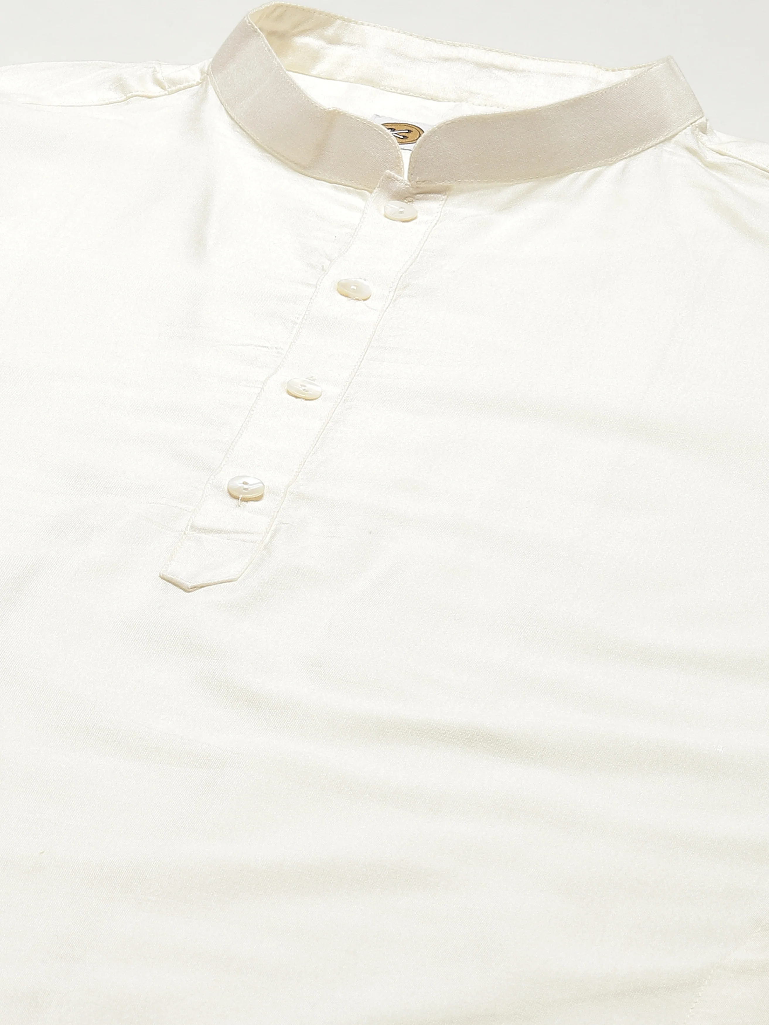 Kisah Men Taupe Kurta Jacket Set - Image 4