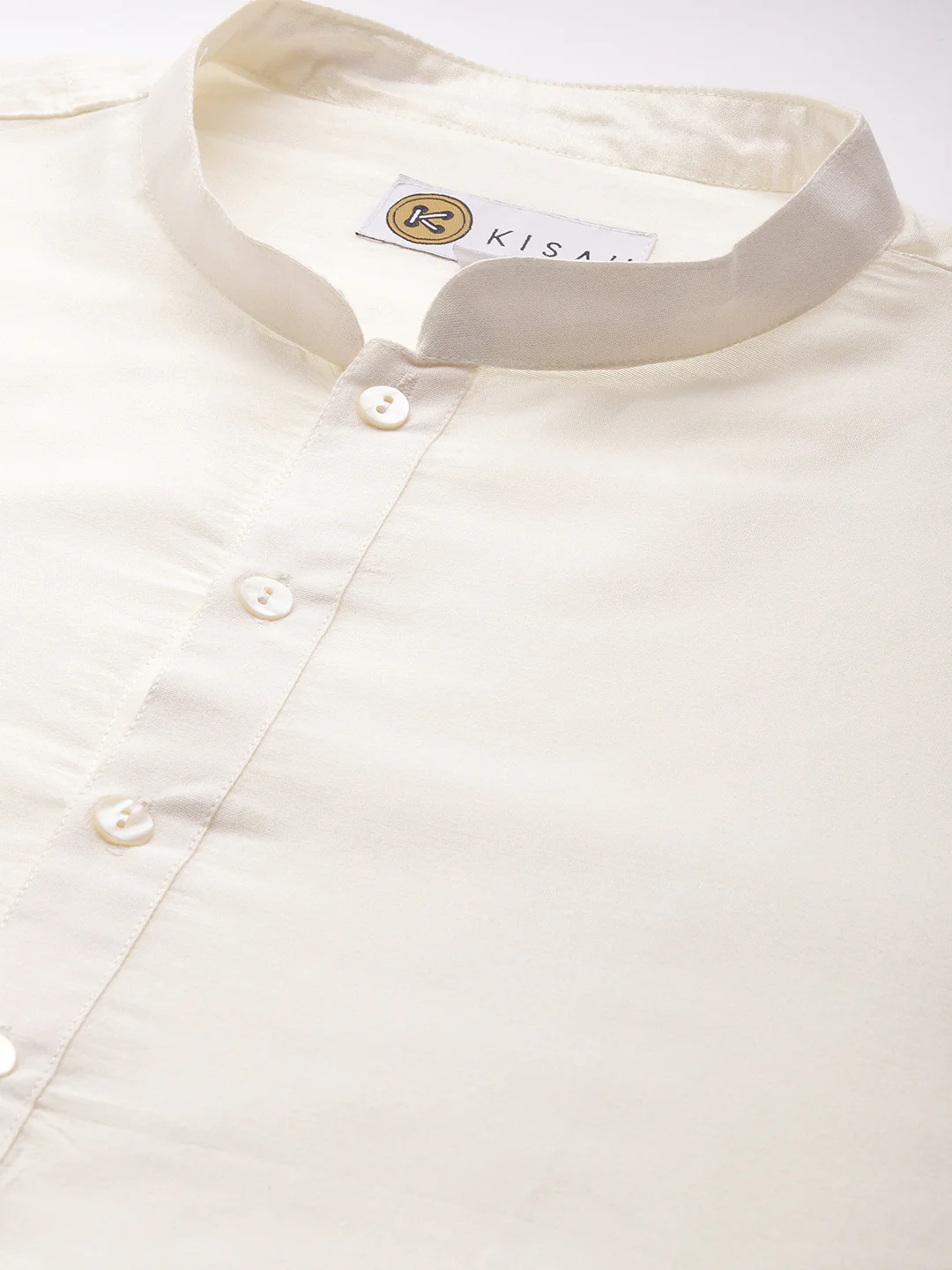 Men Grey Color Kurta Jacket Set - Image 5
