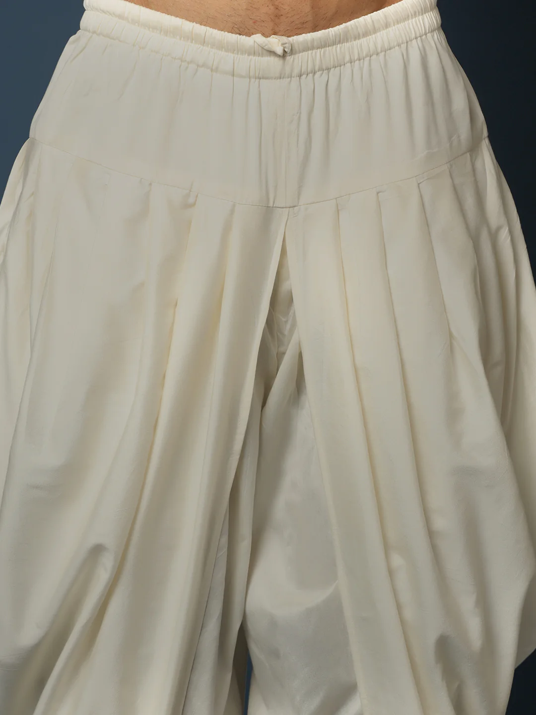Men's Multicolored Kurta Jacket Dhoti Set - Image 7