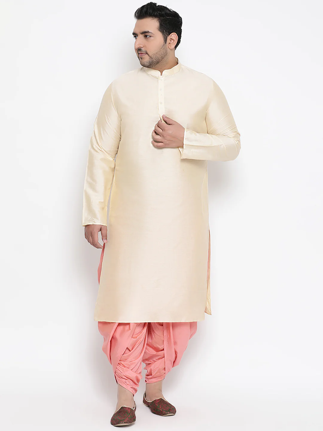 Kisah Men's Blue Indowestern Set With Dhoti - Image 6