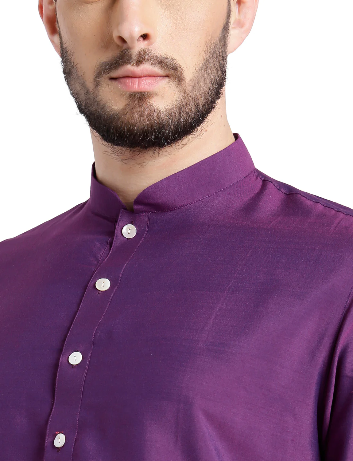 Men's Purple Kurta - Image 5