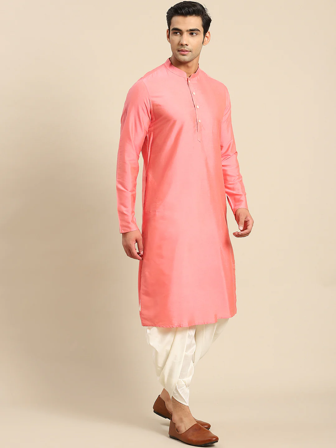 Kisah Men Yellow Kurta Jacket Set - Image 7