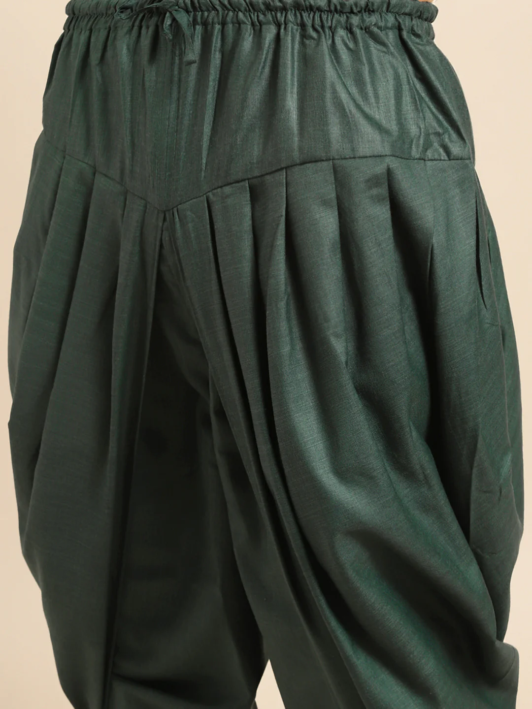 Kisah men Bottle green kurta jacket set - Image 6