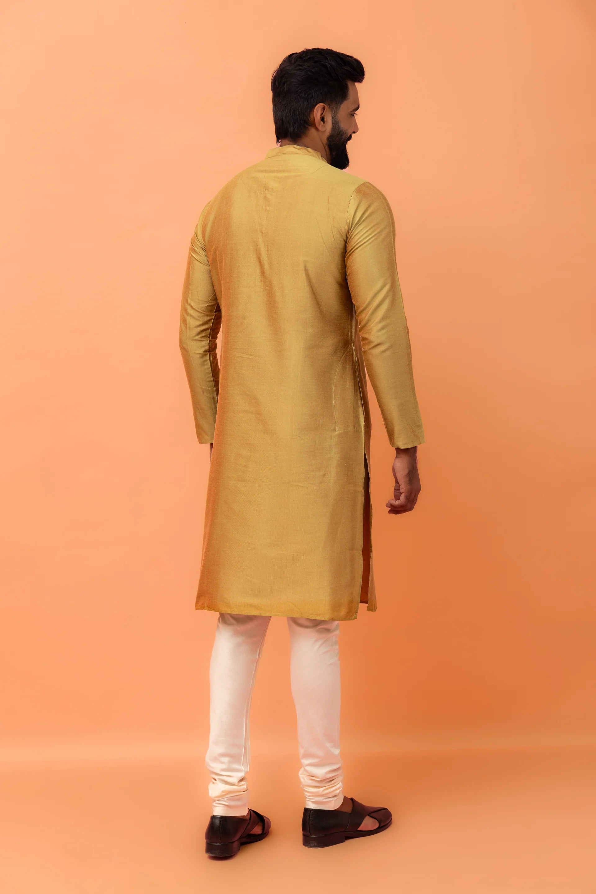 Men Green Kurta - Image 4