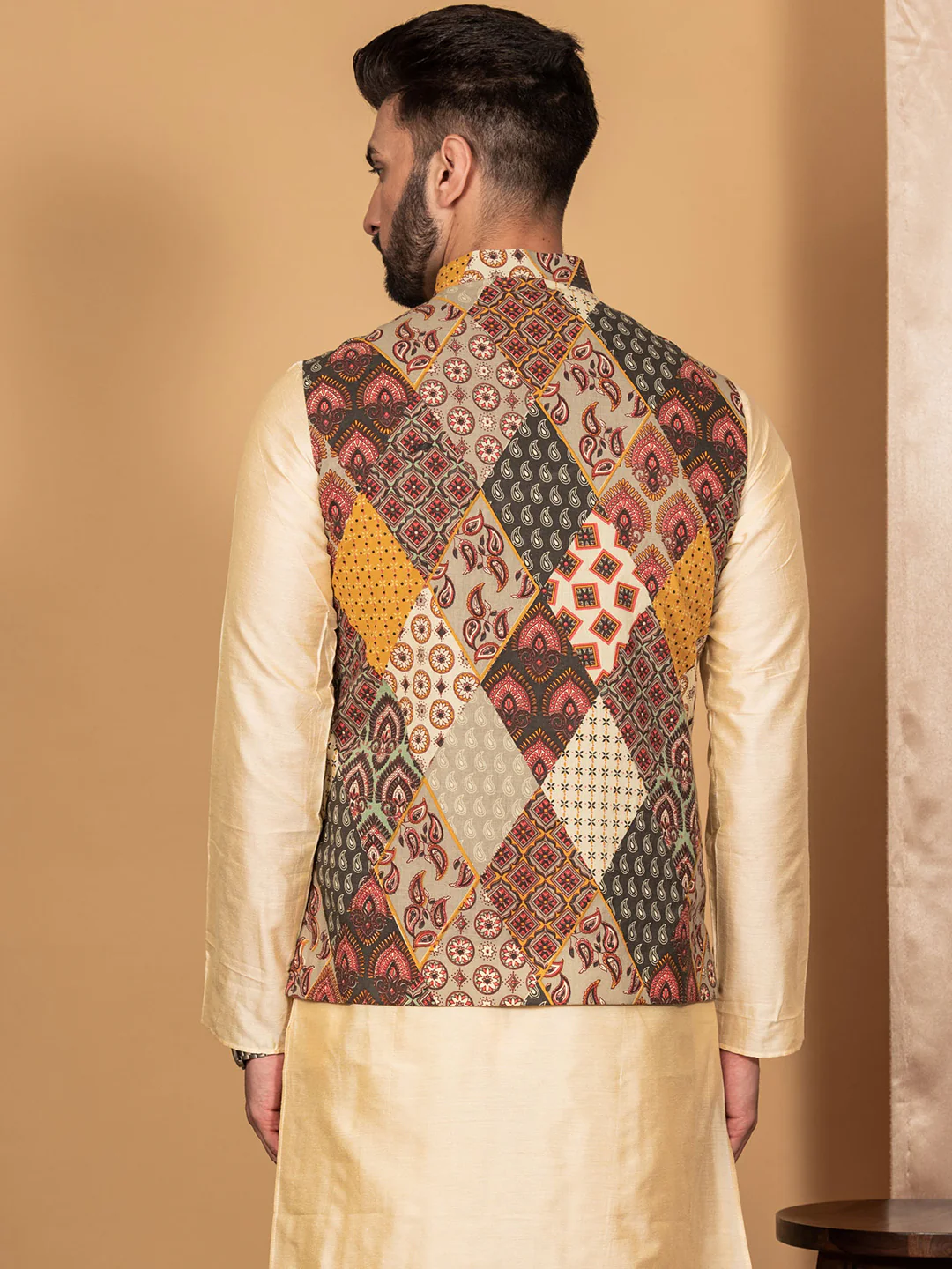 Men Multi Coloured Printed Jacket - Image 5