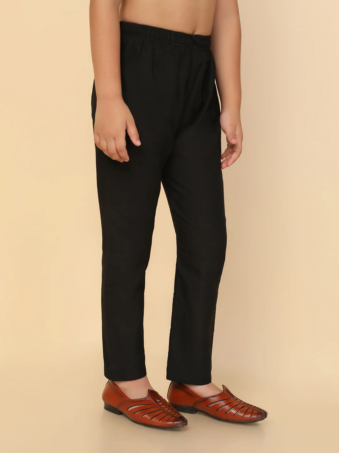 Boys Black Cotton Blend Pyjama - Image 2