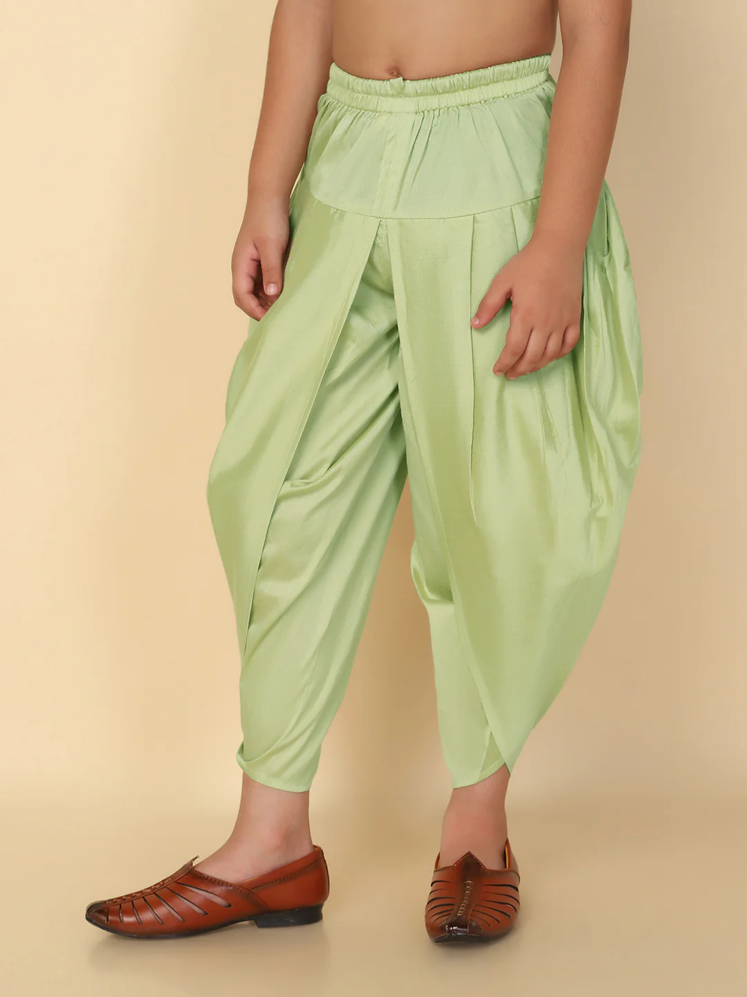 Boy's Green Dhoti - Image 2