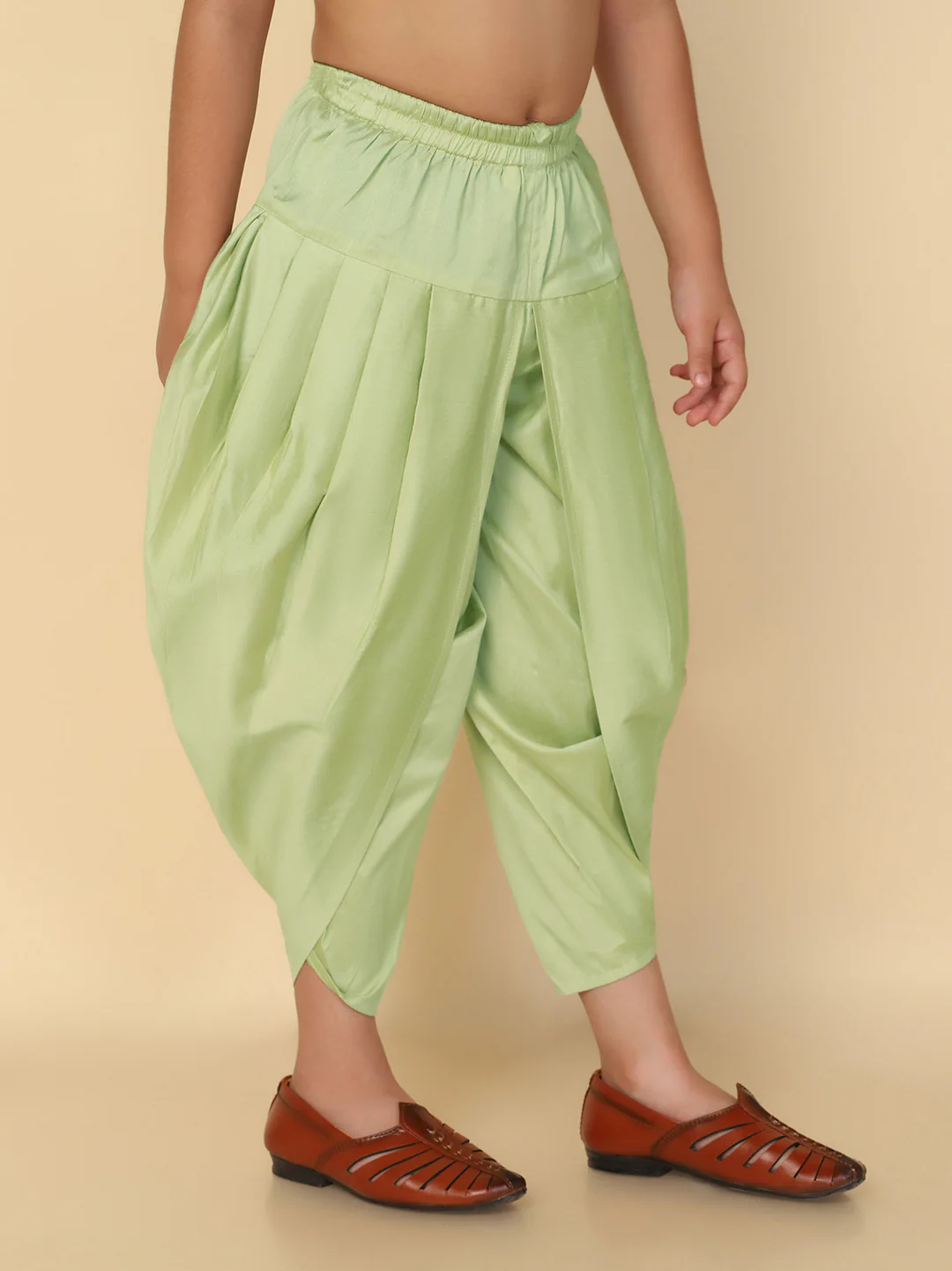 Boy's Green Dhoti - Image 3