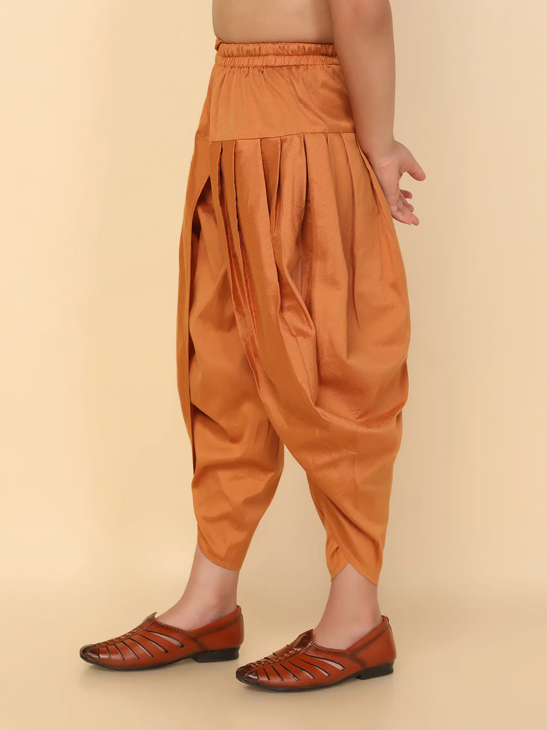 Boy's Mustard Dhoti - Image 2