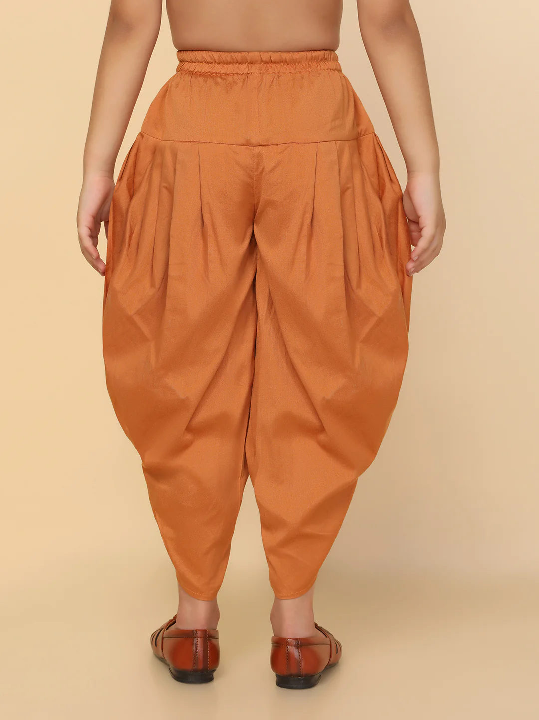 Boy's Mustard Dhoti - Image 4
