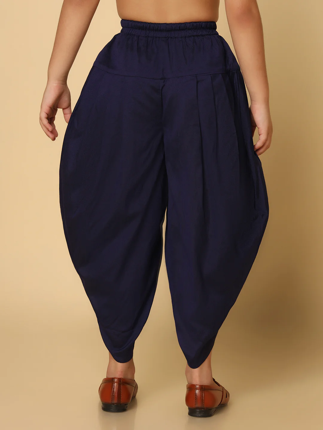 Boy's Navy Blue Dhoti - Image 4