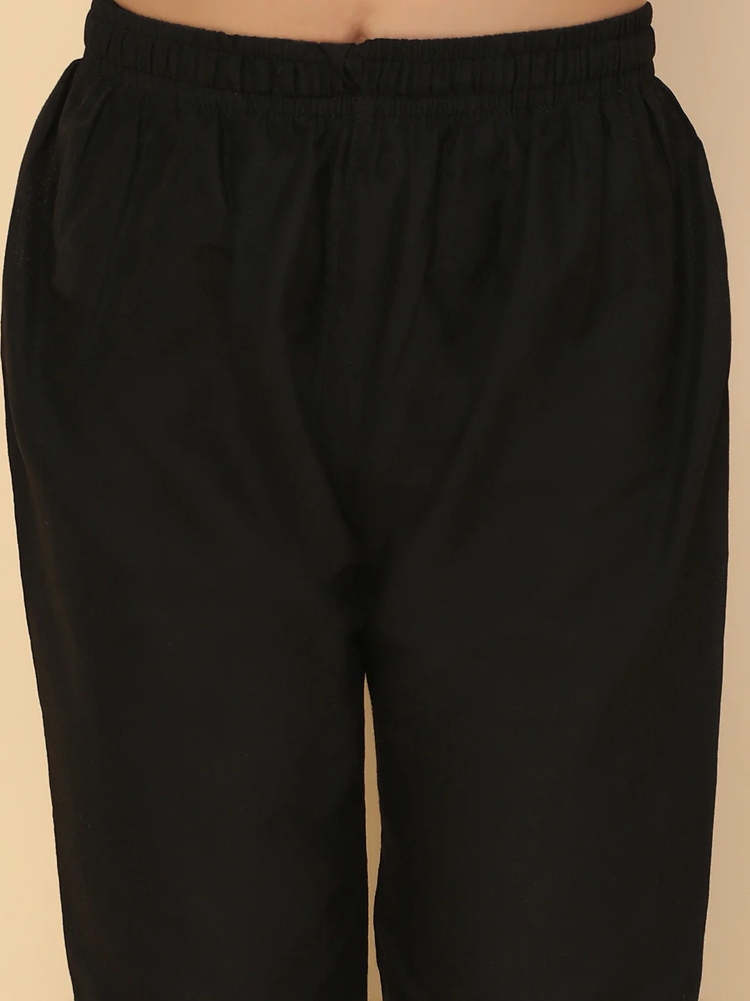 Boys Black Kurta Pyjama Set - Image 5