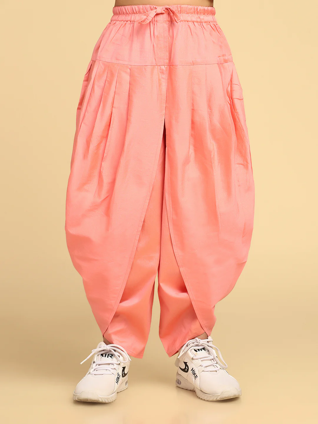 Boy's Off White Printed Floral Kurta Dhoti Pant Set - Image 6