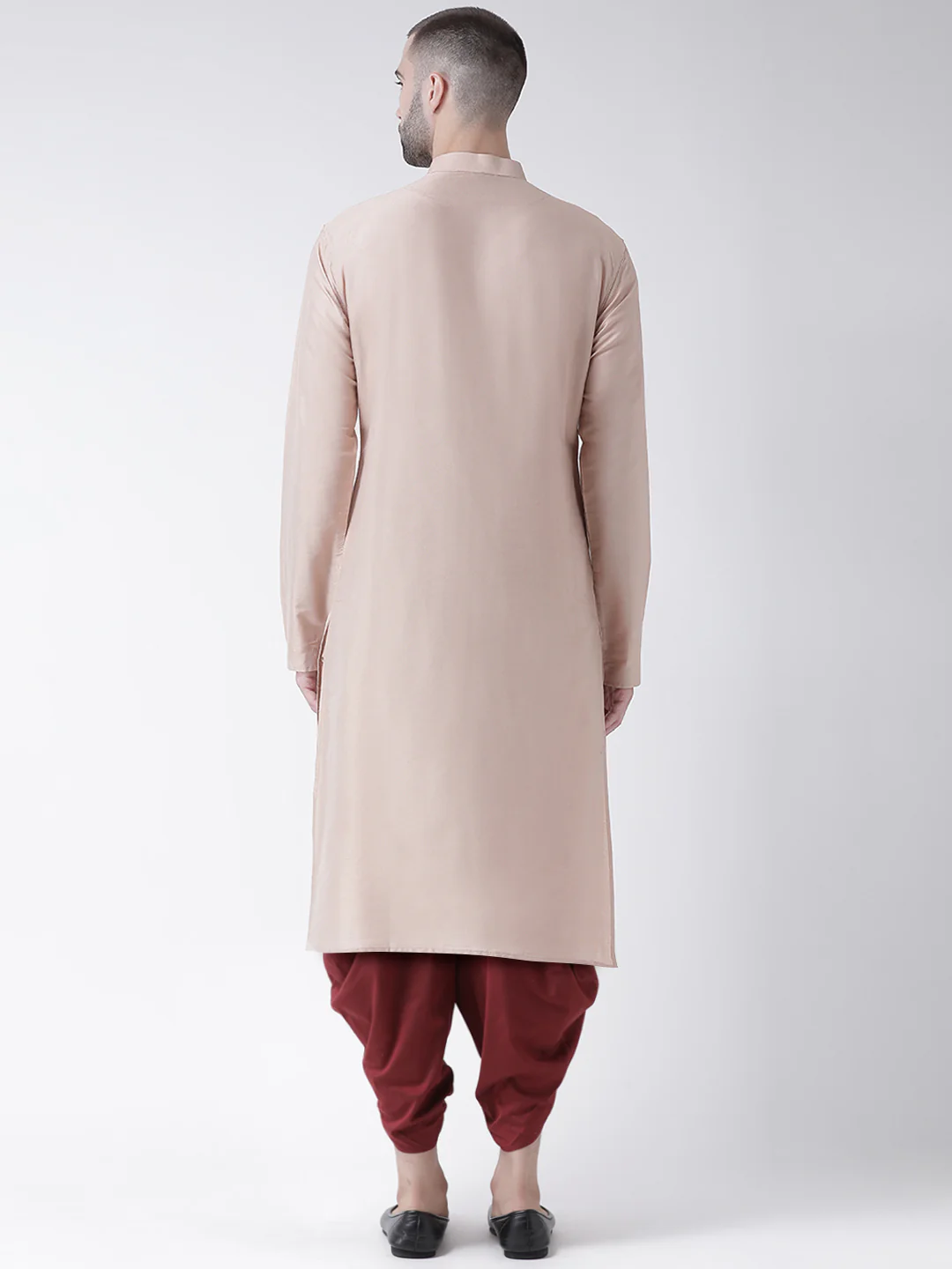 Kisah Men Beige Kurta Dhoti Set - Image 3