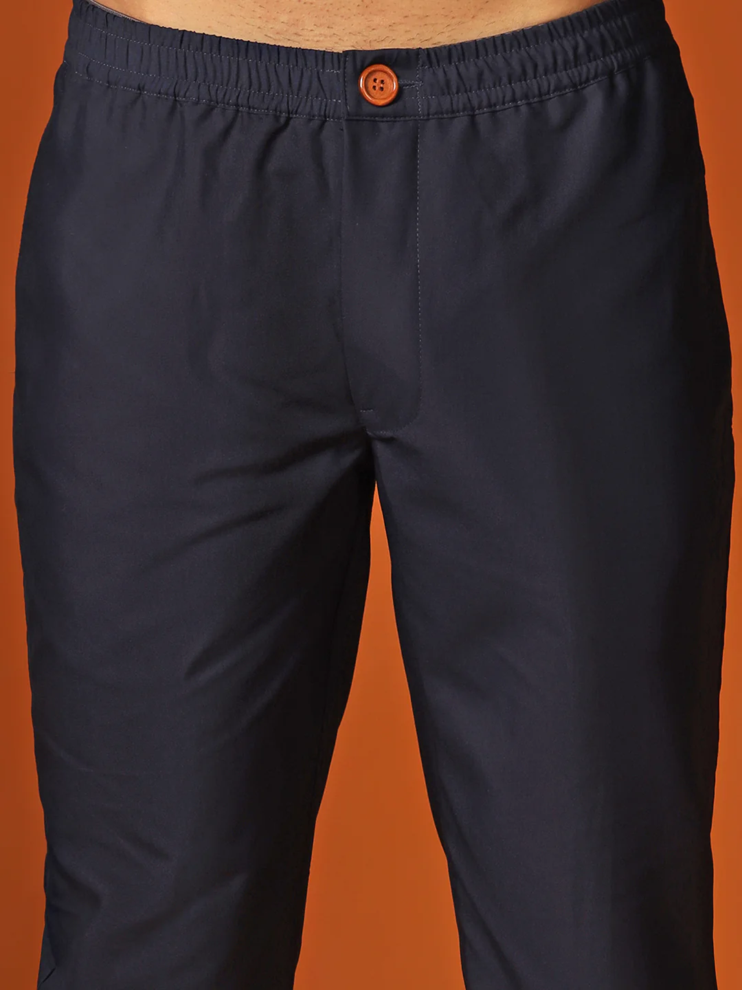 Men Blue Kurta Jacket Trouser Set - Image 7