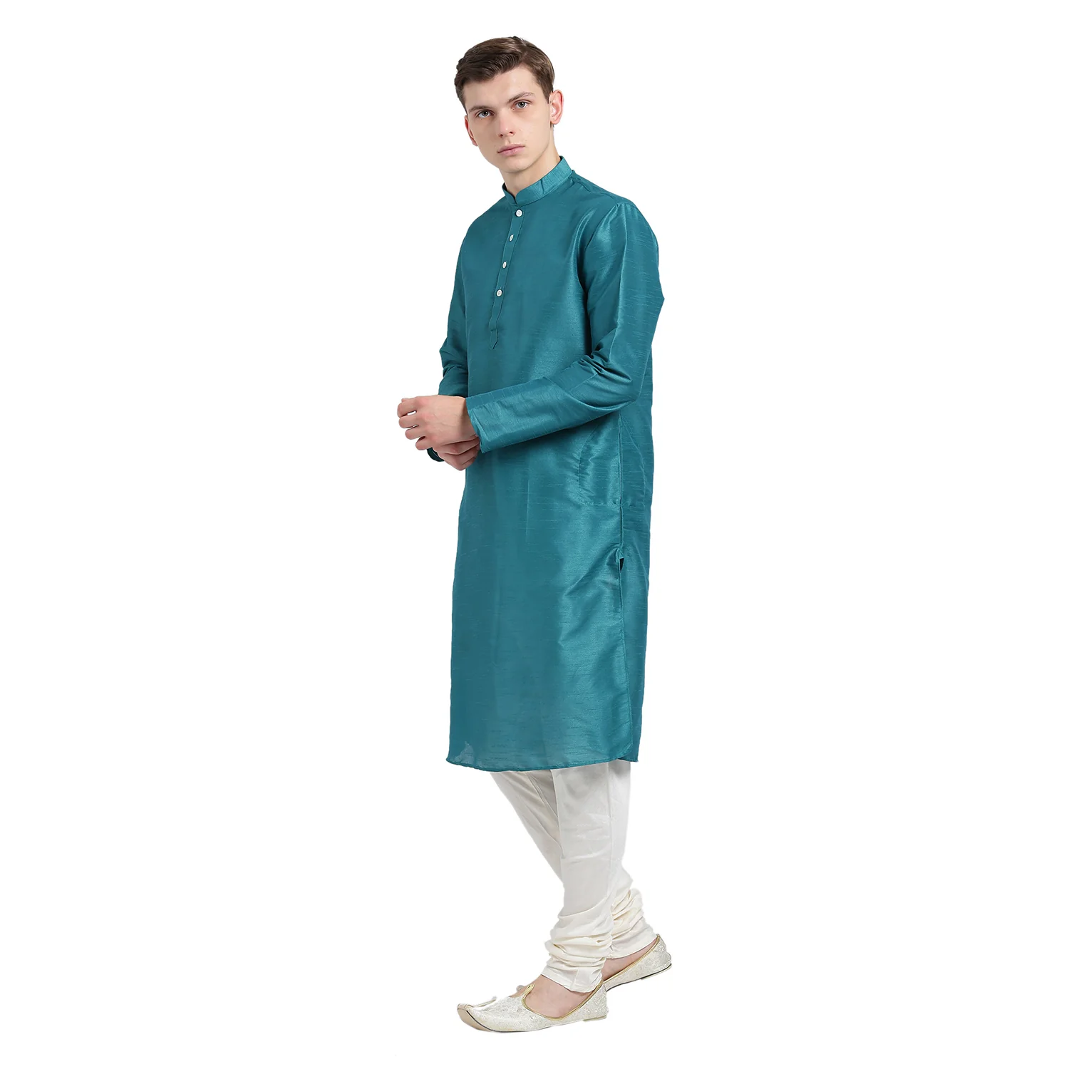 Kisah Men Blue Kurta (Set of 1) - Image 2