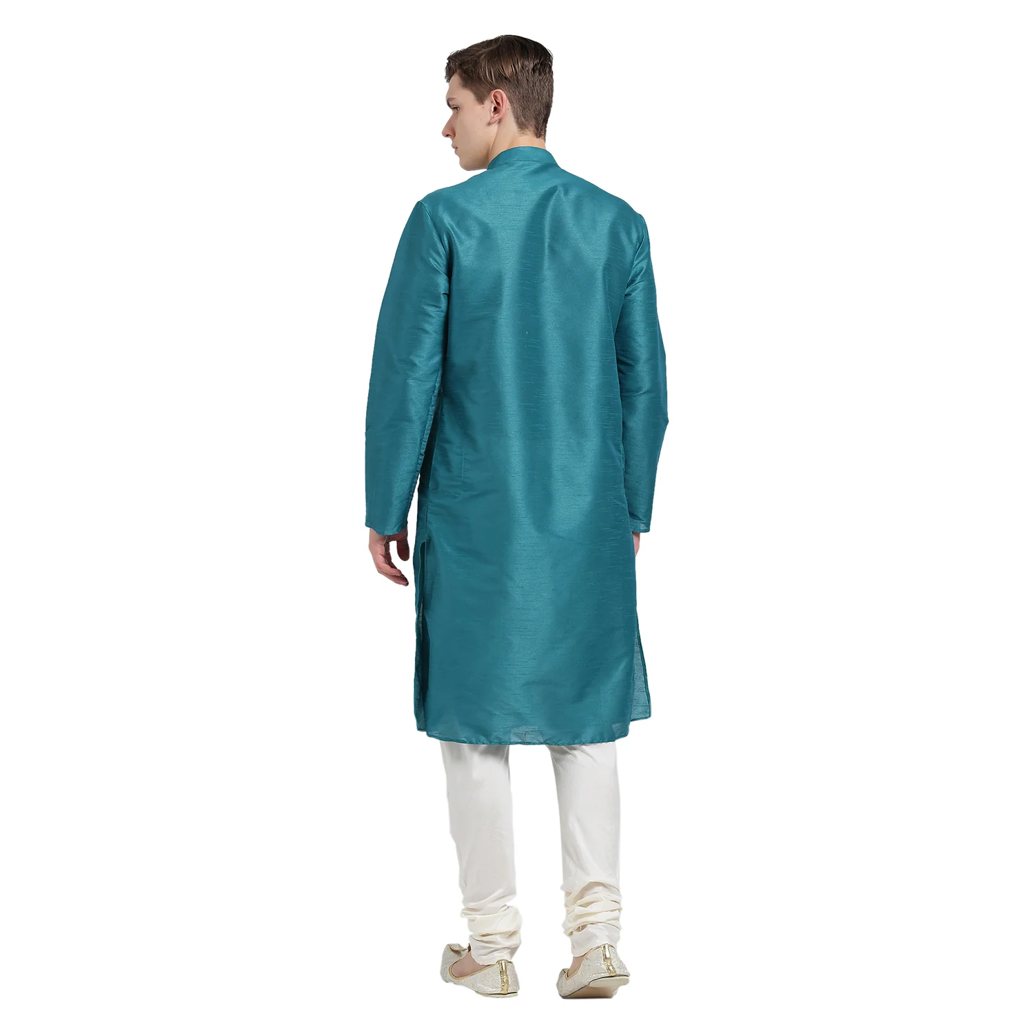 Kisah Men Blue Kurta (Set of 1) - Image 4