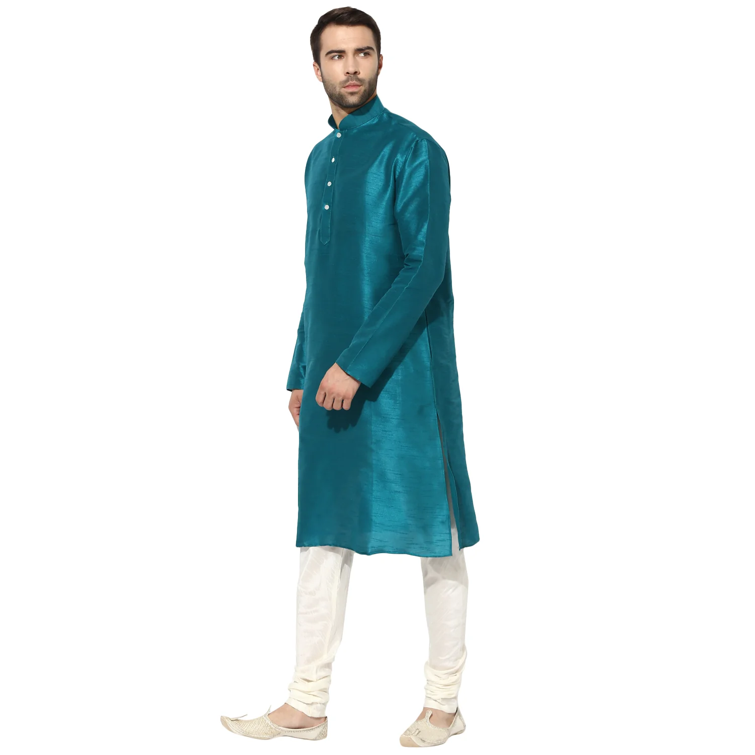 Men Blue Kurta - Image 3