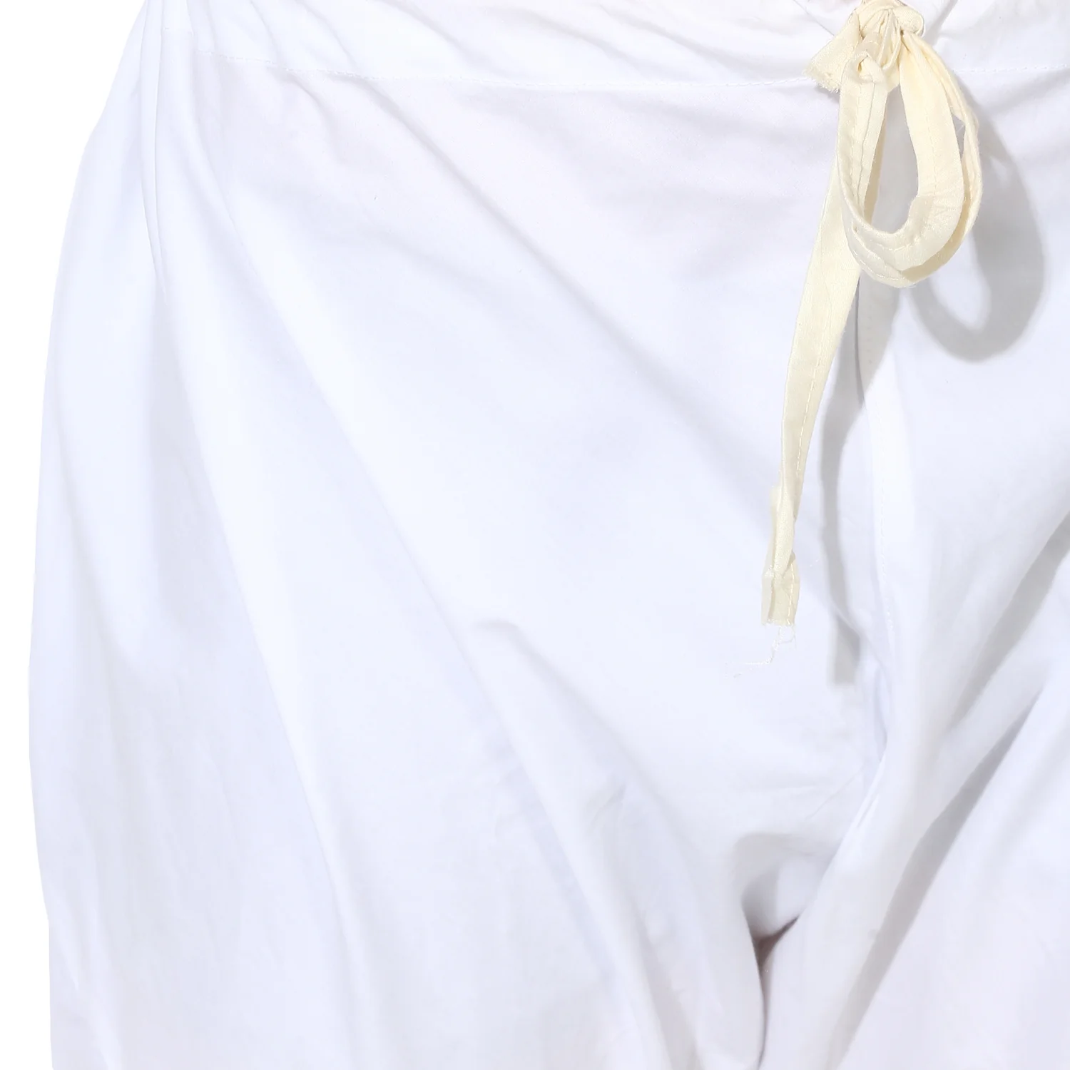 Mustard Silk Blend Kurta with White Churidar - Image 6