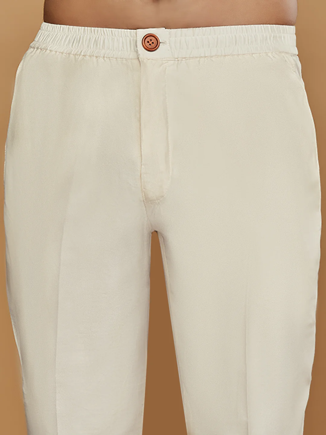 Men Lilac Textured Indowestern Trouser Set - Image 6