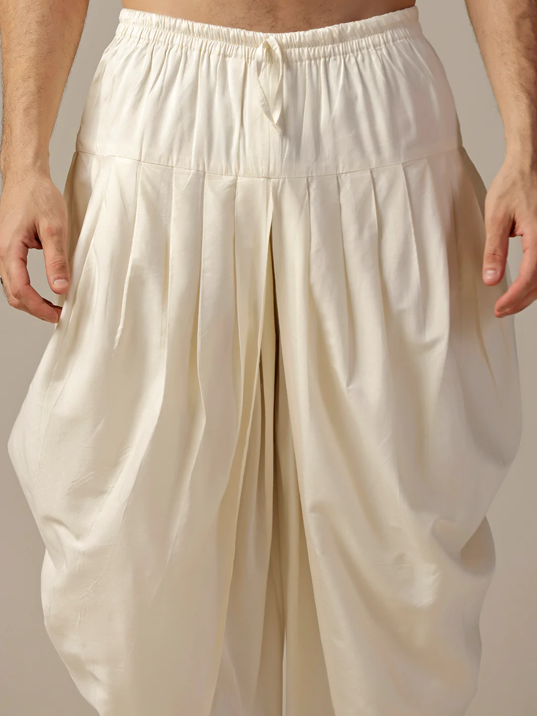 Men Magenta Kurta Dhoti Set - Image 6