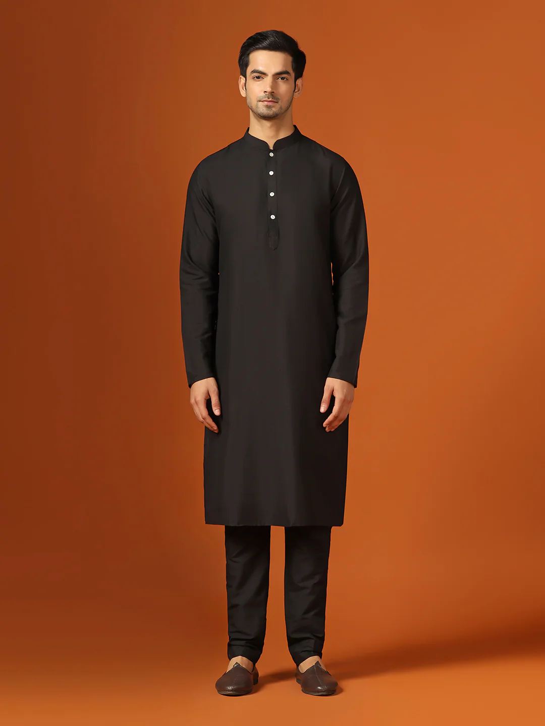 Kisah Men Multi Kurta Jacket Churidar Set - Image 5