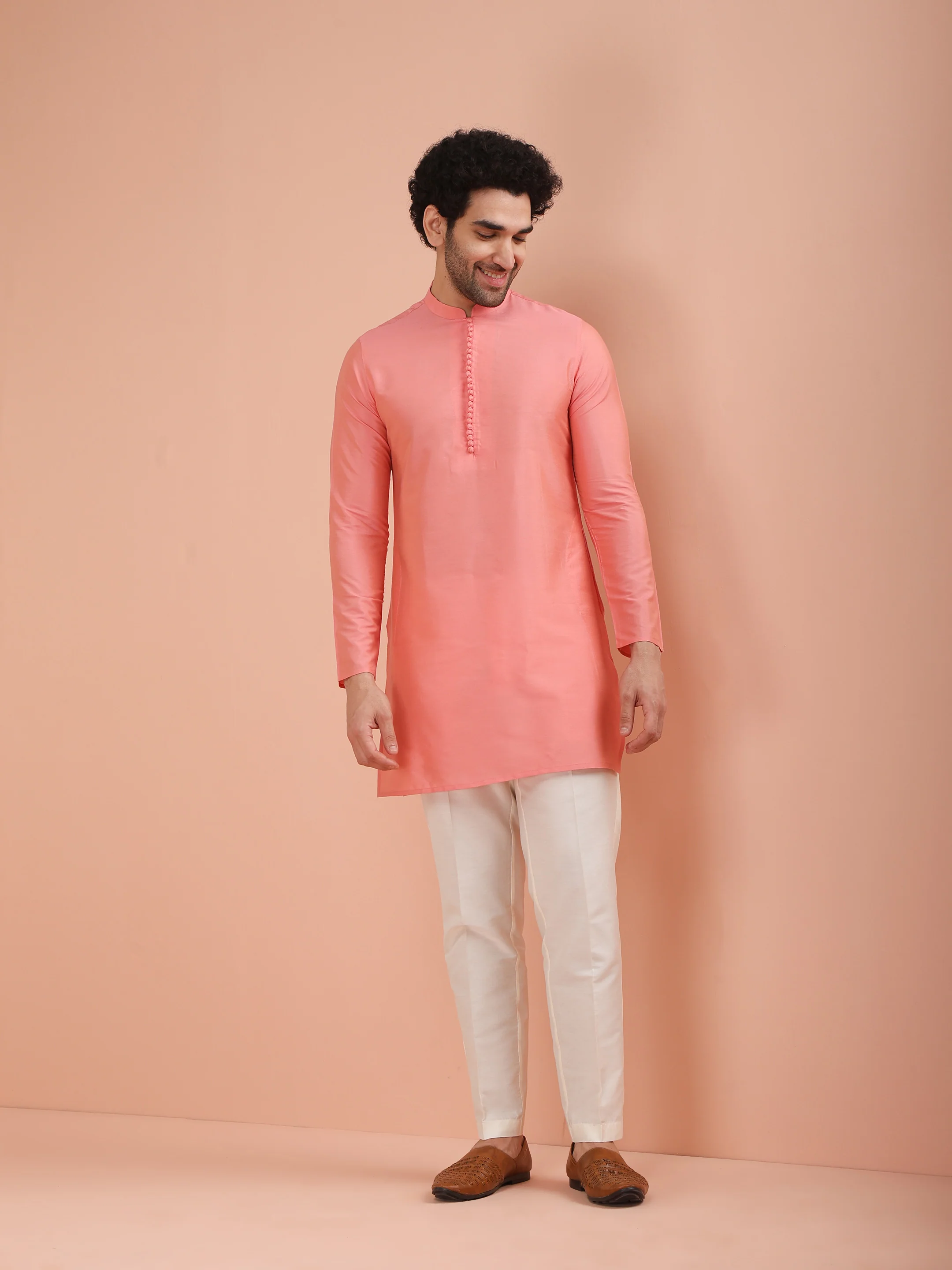 Multi Color Printed Nehru Jacket Kurta Set - Image 7