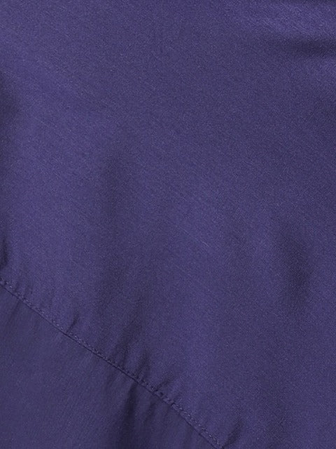 Men Navy Blue Kurta Churidar Set - Image 3