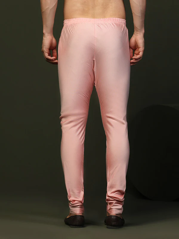 Men Pink Churidar - Image 4