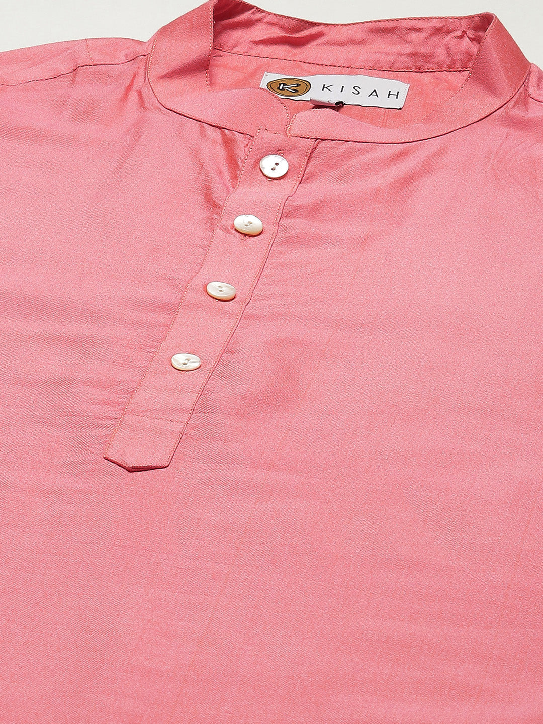 Kisah Men Pink Kurta Dhoti Set - Image 5