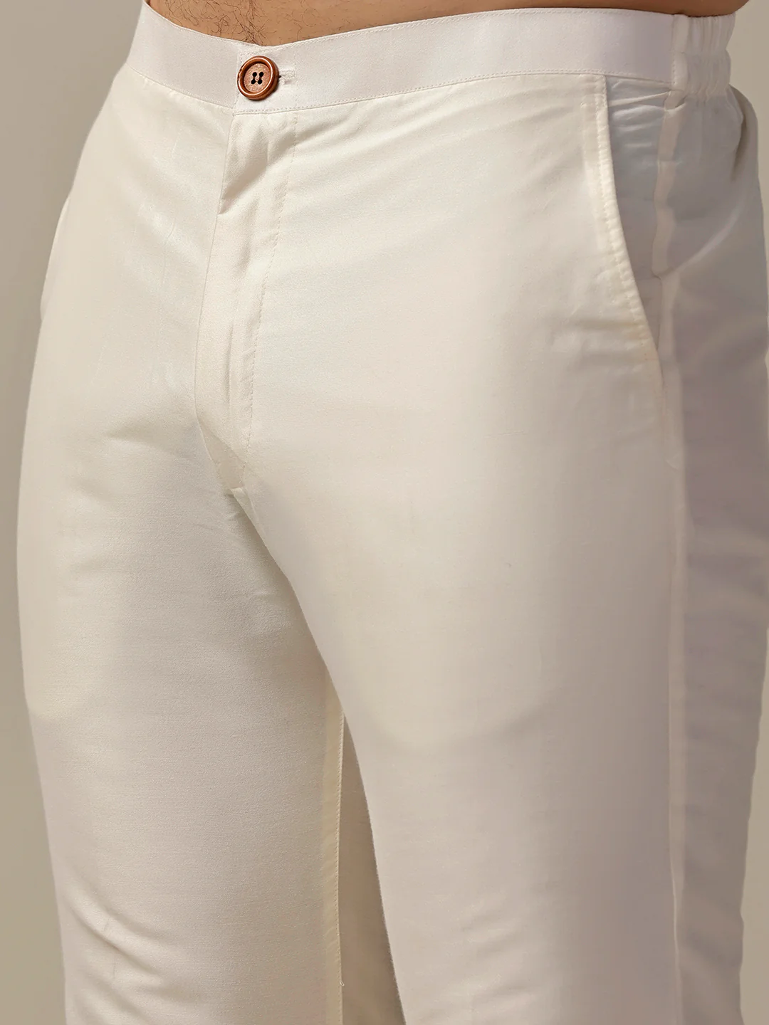 Men Pink Kurta Trouser Set - Image 7