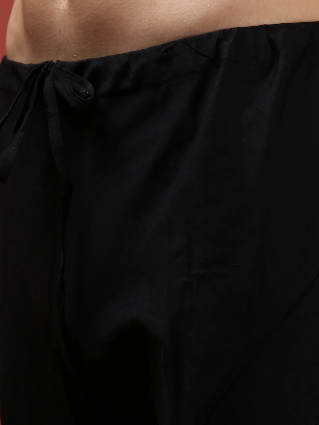 Men's Black Kurta Churidar Set - Image 5