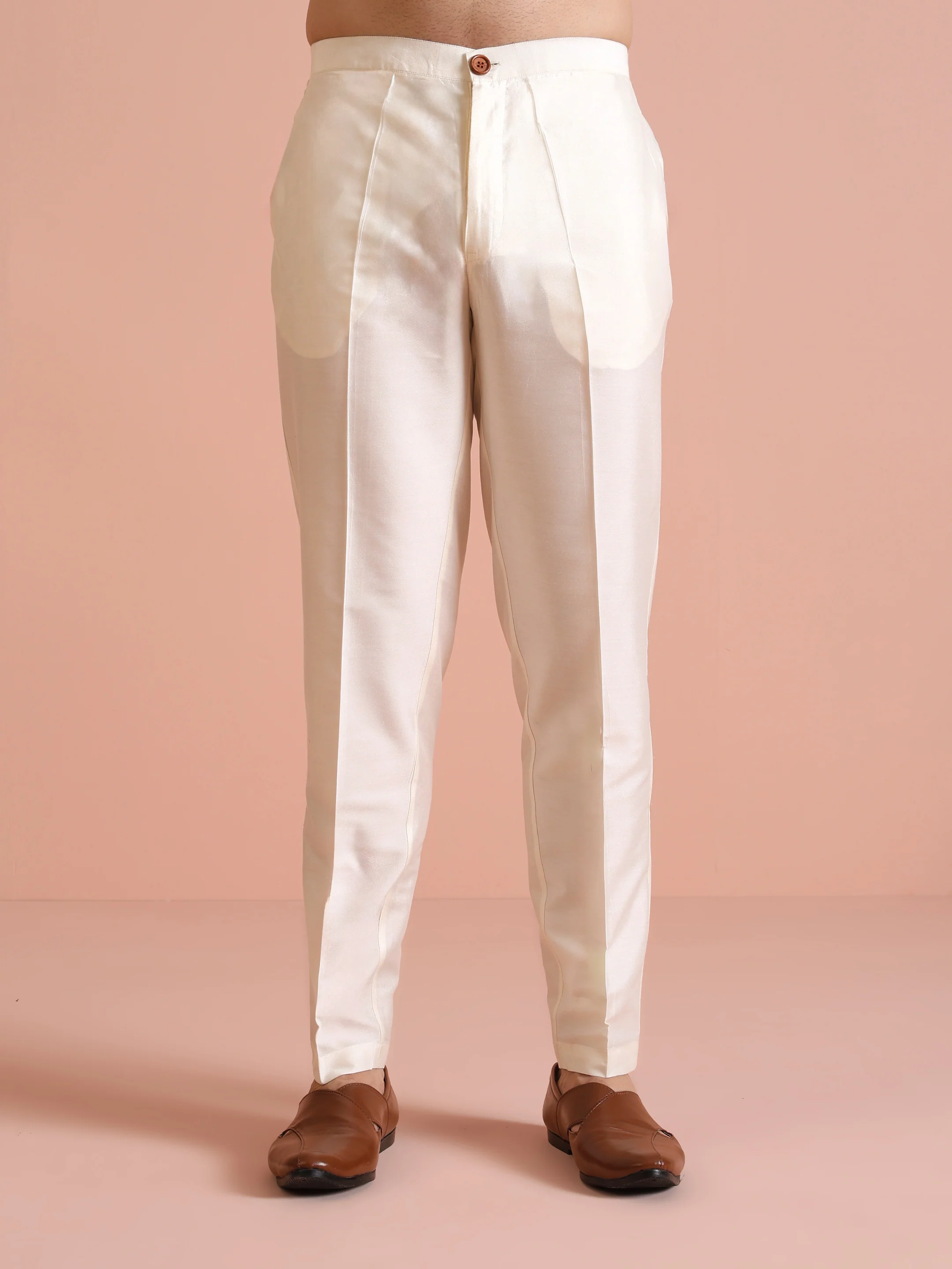 Men's Mustard Kurta Trouser Set - Image 6