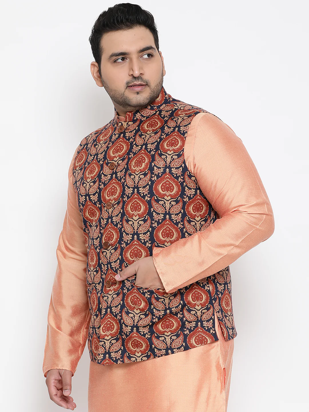 Men Multi Nehru Jacket - Image 3