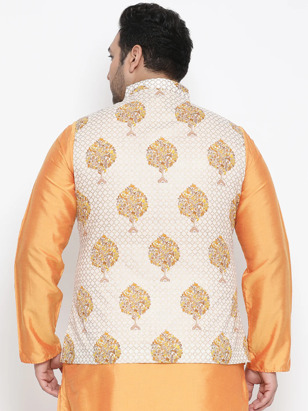 Men White Nehru Jacket - Image 4