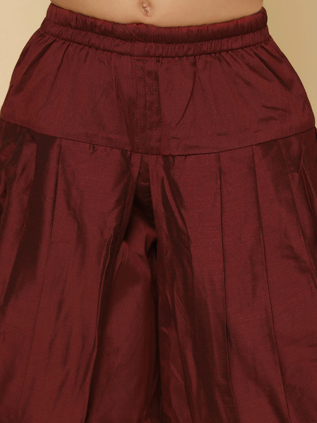 Boy's Black Indowestern Set With Kurta and Dhoti - Image 7